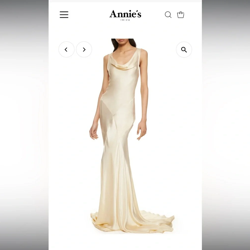 Annie's Ibiza bridal Aphrodite Corset ($2271) Florence Dress Ivory ($1349) - Picture 2 of 11